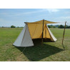 Geteld Tent 3 x 4,5 m - cotton, front opening