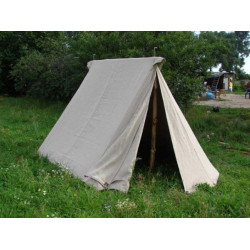 Geteld Tent - 3 x 6 m - LINEN - side opening