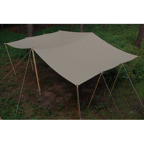 Tarpaulin 4 x 5 m - linen