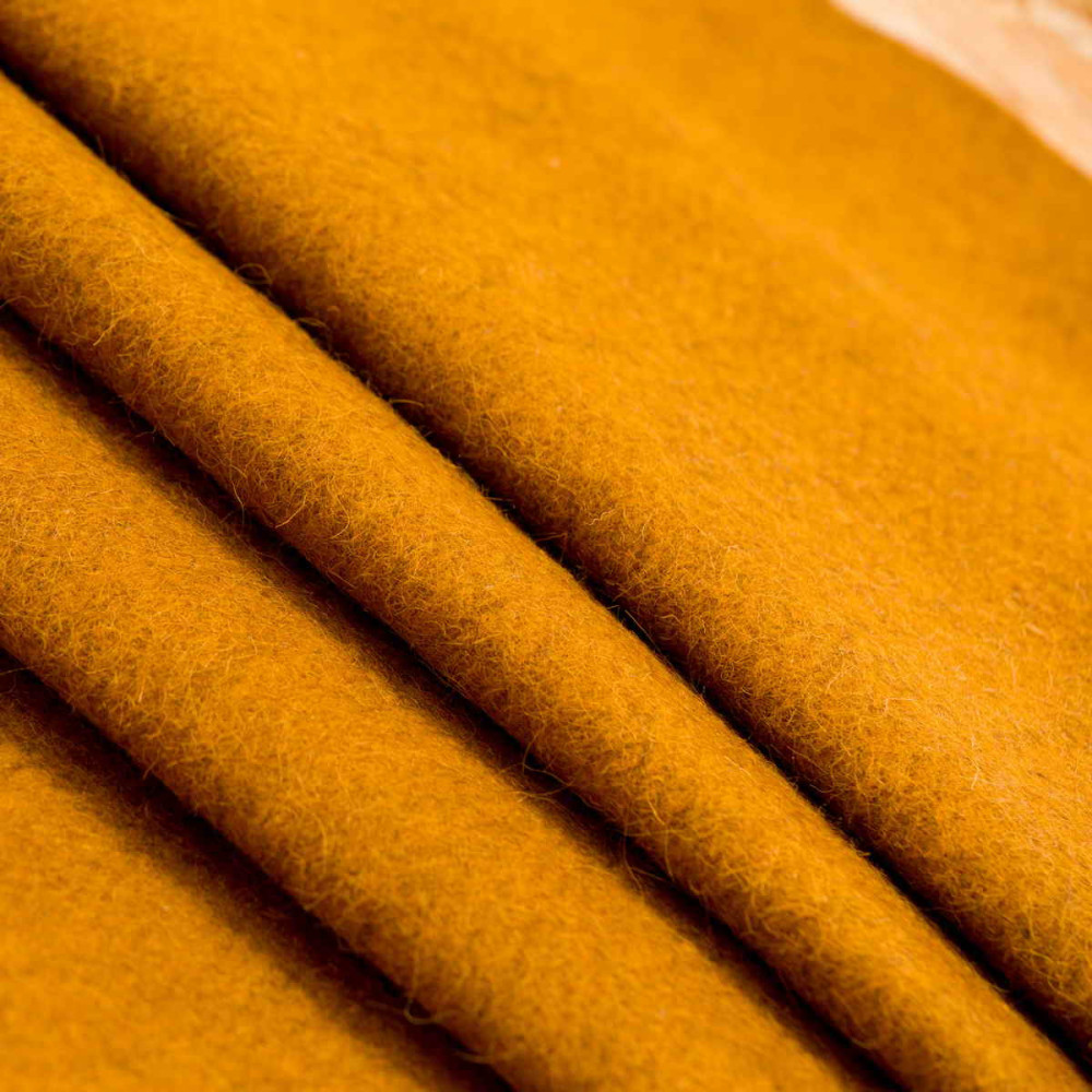 Wool Heavy Loden Fulled Twill – Mustard – WWL 41/08