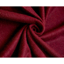 Wool Heavy Loden Fulled Twill – Dark Burgundy – WWL 62/03