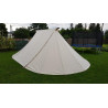 Geteld Tent 4 x 8,5 m - cotton - with baldachin