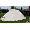 Geteld Tent 4 x 8,5 m - cotton - with baldachin