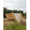 Viking tent from Oseberg - 6 x 2- cotton - version with frame