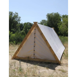 Viking tent from Oseberg - 6 x 2- cotton - version with frame