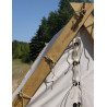 Viking tent from Oseberg - 6 x 2- cotton - version with frame