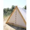 Viking tent from Oseberg - 6 x 2- cotton - version with frame