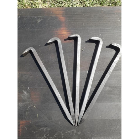 Iron forged pegs for Barn Tent XV c. - 3 x 3  - cotton