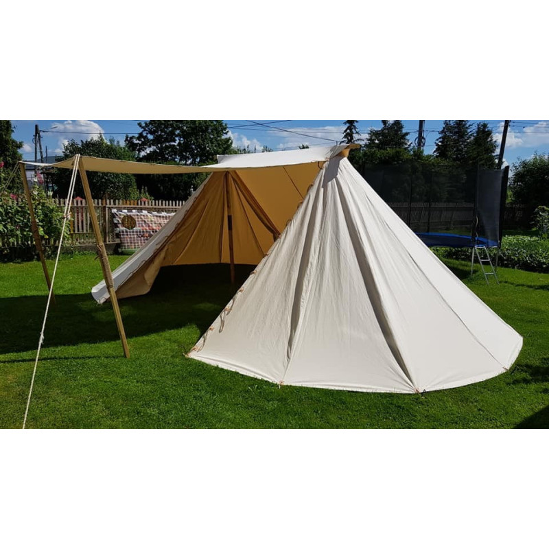 Saxon Norman Geteld 4 x 8,5 x 2,4 m - cotton