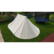 Geteld 5 x 9,5 m - cotton - front opening