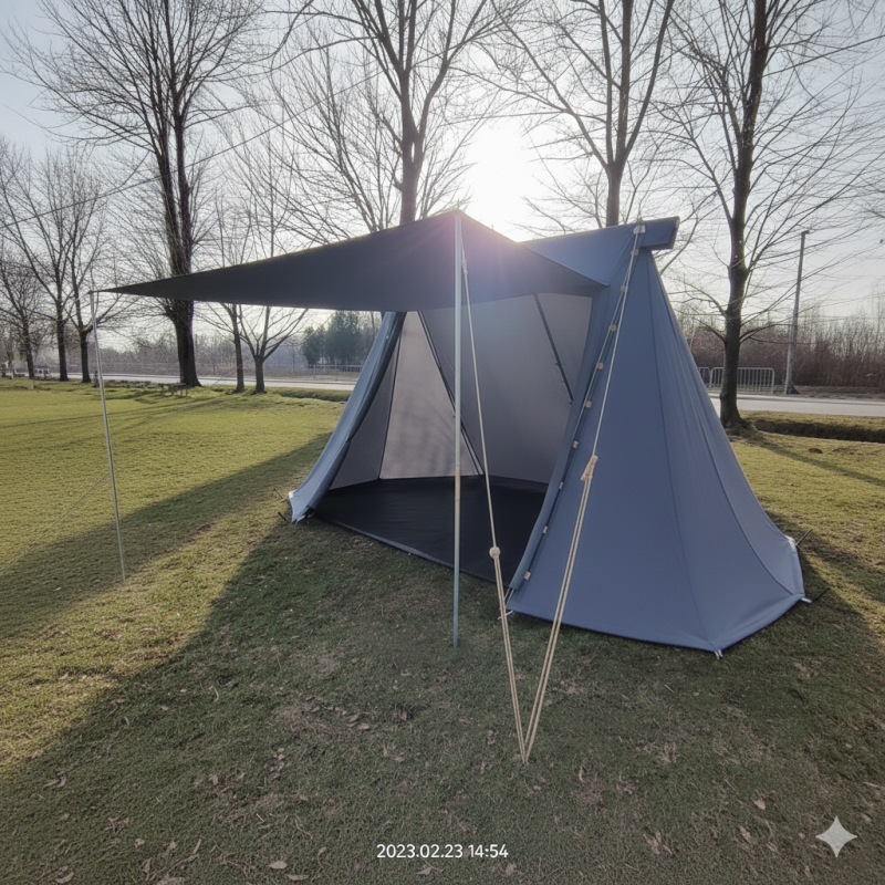 Geteld 2,5 x 4 - wool - front opening - impregnated waterproof wool