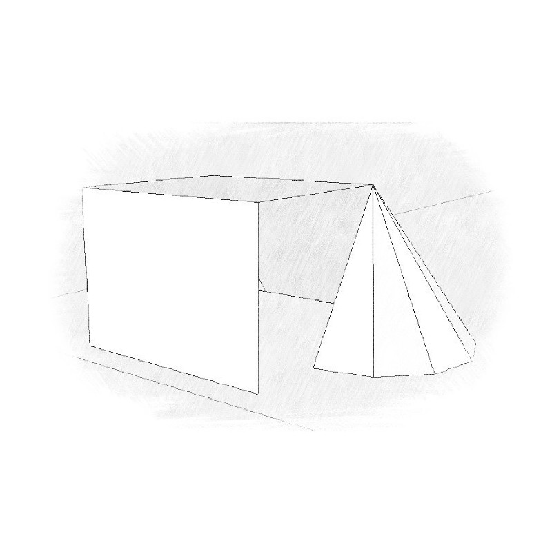 Front Curtain for Geteld 3 x 6 m - wool