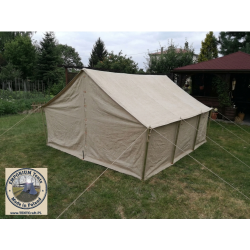 Wall Tent Size 3 x 4,5 m x 2,2 m (h) - linen