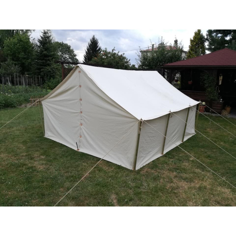 Wall Tent Size 3 x 4,5 m x 2,2 m (h) - cotton