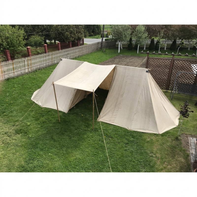 Long Double Tent - 3 x 9 m - linen