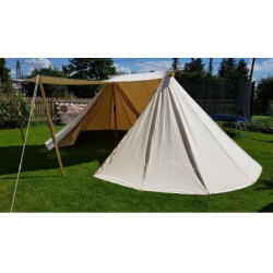 kopia Saxon Norman Geteld 4 x 8,5 m - cotton