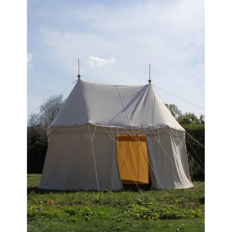 Umbrella with two poles (6x3m) - cotton