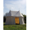 Umbrella with two poles (6x3m) - cotton