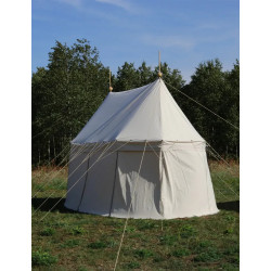 Umbrella with two poles (6x3m) - cotton
