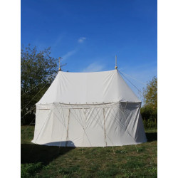 Umbrella with two poles (6x3m) - cotton