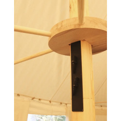 Umbrella with two poles (6x3m) - cotton