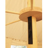 Umbrella with two poles (6x3m) - cotton
