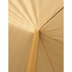 Umbrella with two poles (6x3m) - cotton