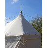 Umbrella with two poles (6x3m) - cotton