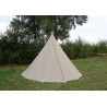 Cone Tent - ⌀ 4 m x 3 m high - LINEN