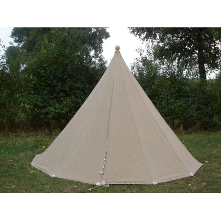 Cone Tent - diameter 4,3 m x 2,8 m high - LINEN