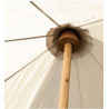 Umbrella Tent with one pole 4 m diameter - cotton