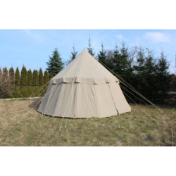 Umbrella Medieval Tent - 6 m diameter - linen