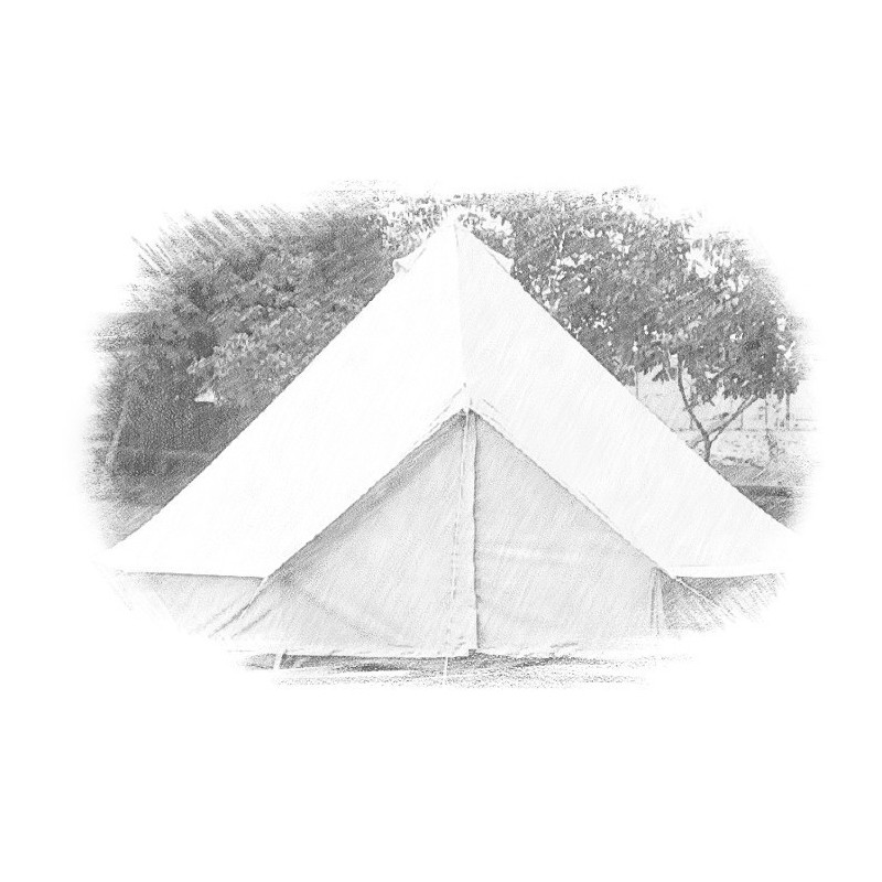 BELL Tent - fi 4 m  -  linen