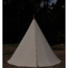 Cone Tent - phi 3 m x 3,3 m - cotton