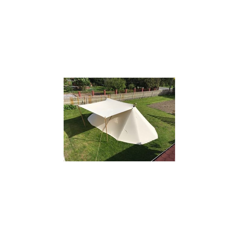 Geteld Tent 4 x 7 m with baldachin - cotton