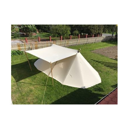 Geteld Tent 4 x 7 m with baldachin - cotton