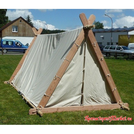 Viking Ship Tent 3 x 4,5 m - cotton canvas