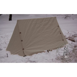 Mini Soldier tent - 2,75m x 1,25m -  linen