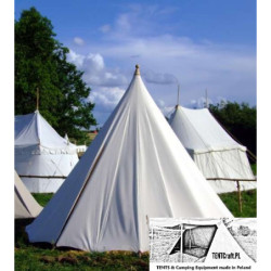 Cone Tent 6 m diameter - cotton