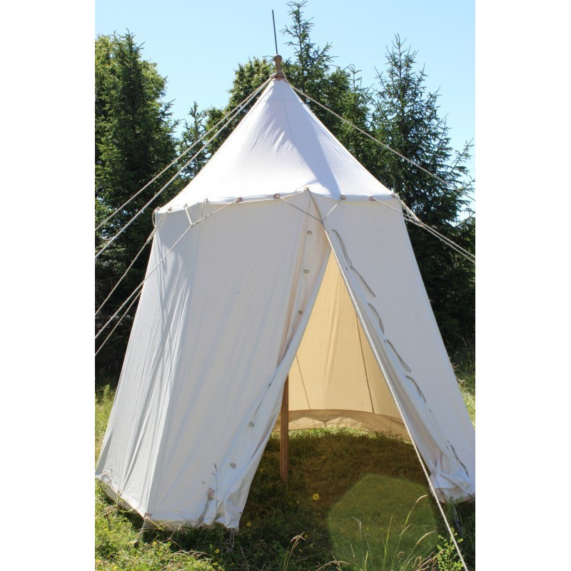 Umbrella Medieval Tent - fi 3 m - linen