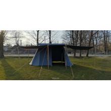 GETELD Tent 3 x 6m  - WOOL - front side curtains